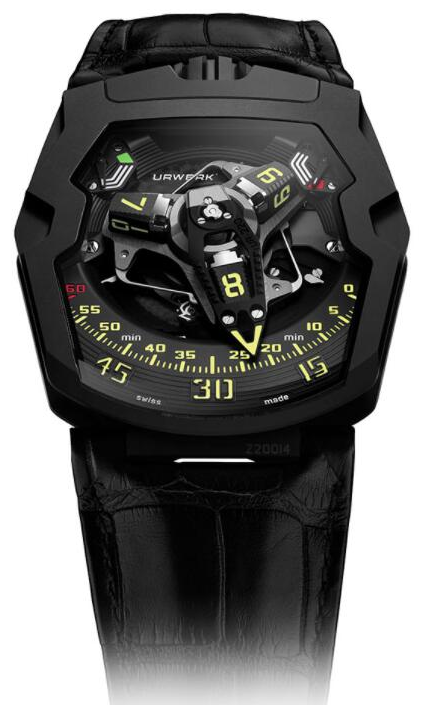 Review Urwerk Watch UR-220 All Black Replica